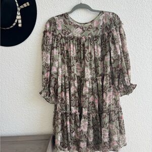 Ted Baker Floral Ruffle Dress